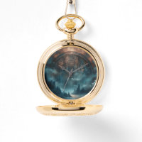 Mystic Gothic Steampunk Art - Blue Copper Patina 