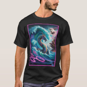 Mystic H2O Dragon Sea Serpent Design   T-Shirt