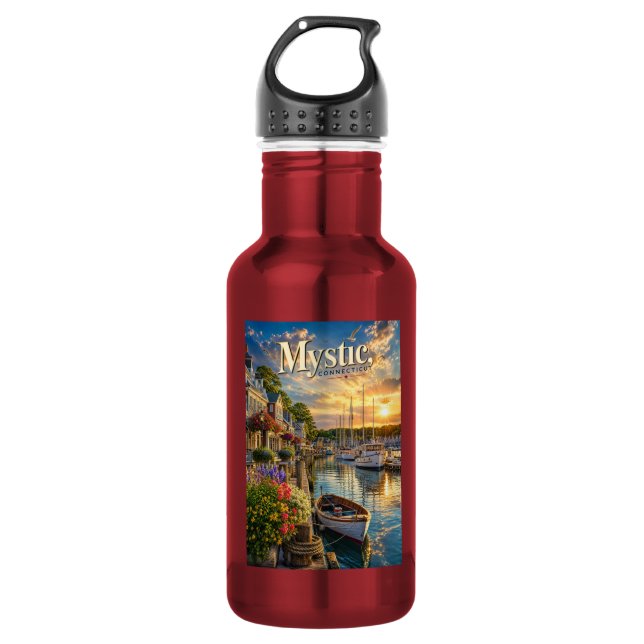 Mystic Harbour Reflections 532 Ml Water Bottle (Front)