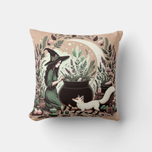 Mystic Herbalist: The Art of Witchcraft and Healin Cushion