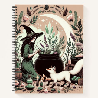 Mystic Herbalist: The Art of Witchcraft and Healin Notebook