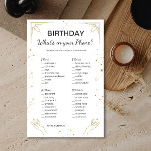Mystic Horoscope Zodiac Birthday Party Game