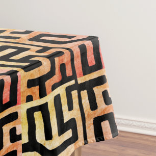 Mystic Kuba Cloth Tool-Dyed Geometric