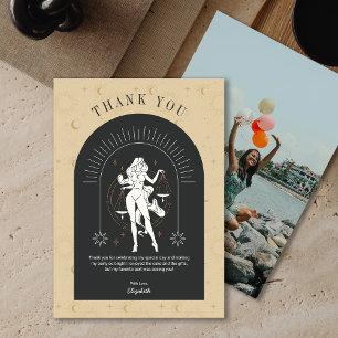 Mystic Libra Zodiac Arch Thank You Card