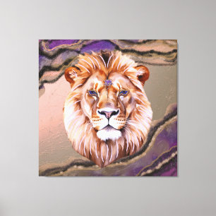 Mystic Lion 2 Canvas Print
