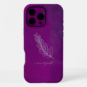 Mystic Magenta I Love Myself SelfWorth Affirmation iPhone 16 Pro Max Case