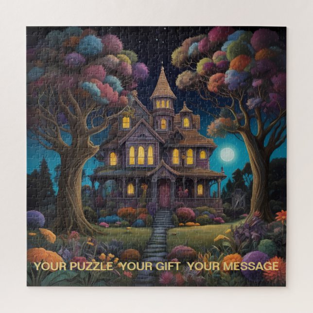 Mystic Manor Under Starlight Jigsaw Puzzle (Vertical)