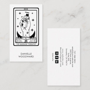 Mystic Massage Therapist Business Card