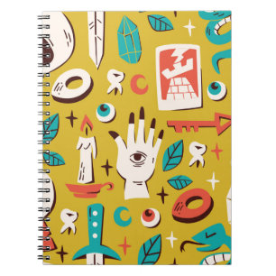 Mystic Melange: Occult Seamless Elements Notebook