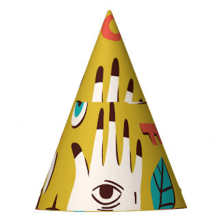 Mystic Melange: Occult Seamless Elements Party Hat