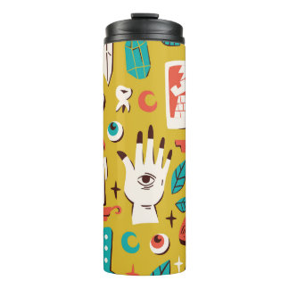 Mystic Melange: Occult Seamless Elements Thermal Tumbler