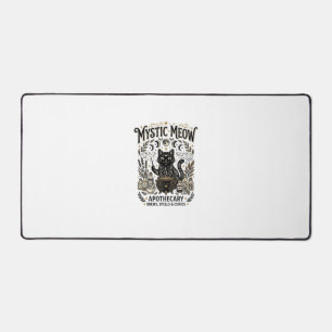 Mystic Meow Cat Witchy Mystic Apothecary Cat Vinta Desk Mat