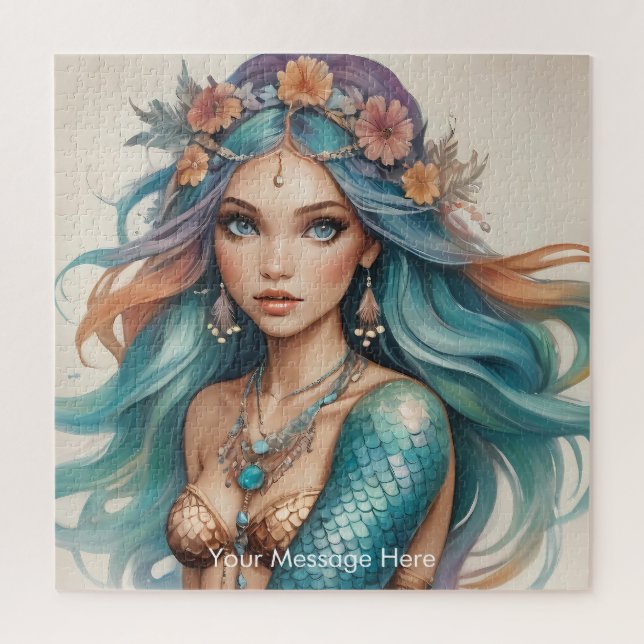 Mystic Mermaid's Dance Jigsaw Puzzle (Vertical)