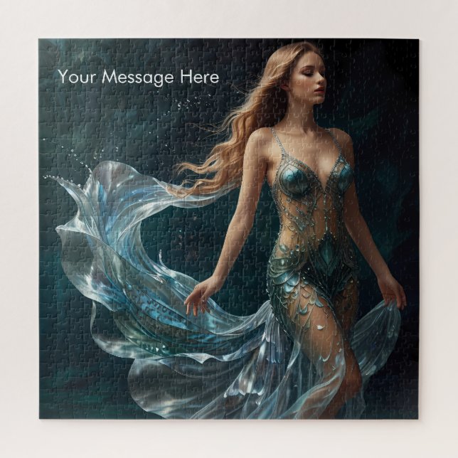 Mystic Mermaid's Dance Jigsaw Puzzle (Vertical)
