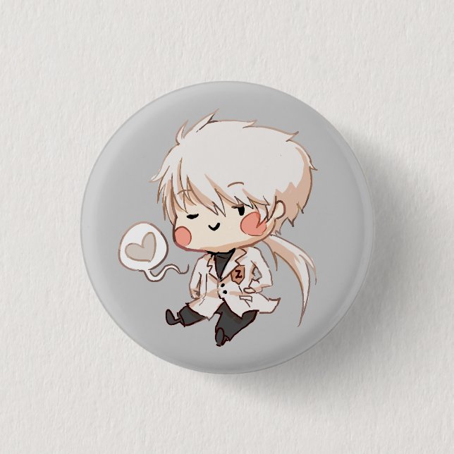 Mystic Messenger : Lovely Zen ♥ Button (Front)