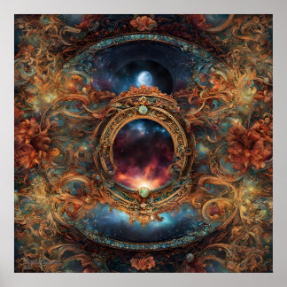 Mystic Moment AI Fantasy Digital Art Print 