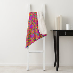 Mystic Moon Dreams Sherpa Blanket