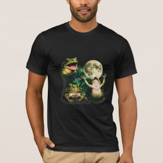 Mystic Moon Frog Surreal Vintage T-Shirt