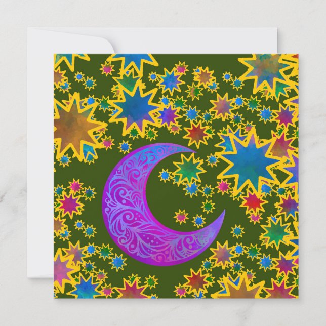 Mystic Moon Growth Card (Front)