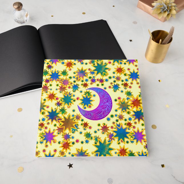 Mystic Moon Soul Light Guest Book (Front Open)