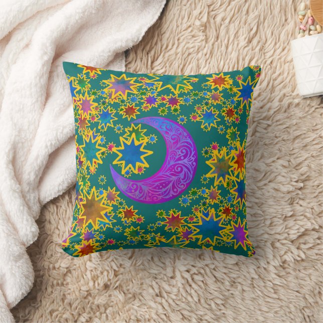 Mystic Moon Twilight Cushion (Blanket)