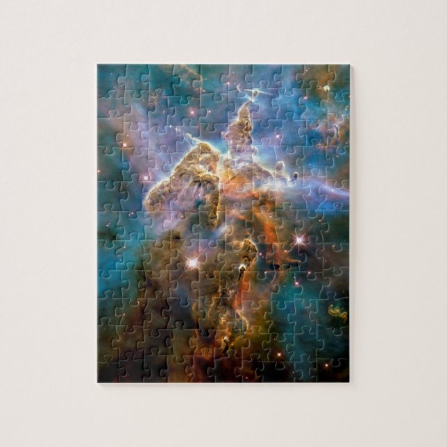 Mystic Mountain Carina Nebula Hubble Space Photo Jigsaw Puzzle (Vertical)