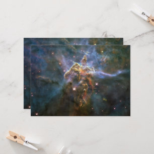 Mystic Mountain in Carina Nebula Hubble Space Card
