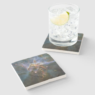Mystic Mountain in Carina Nebula Hubble Space Stone Coaster