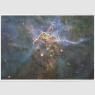 Mystic Mountain in Carina Nebula Hubble Space Tissue Paper