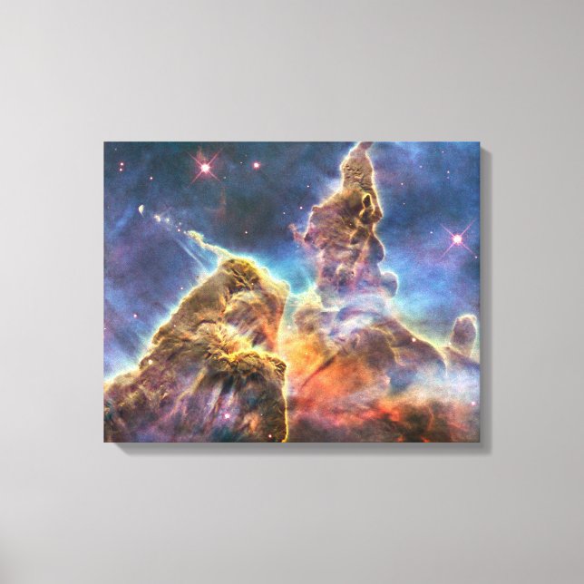 Mystic Mountain in the Carina Nebula Canvas Print (Front)
