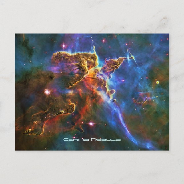 Mystic Mountains - Carina Nebula Postcard (Front)