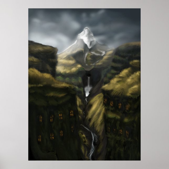 Mystic Múlagljúfur: Icelandic Canyon Wonderland Poster (Front)