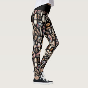 Mystic Mushrooms  Leggings