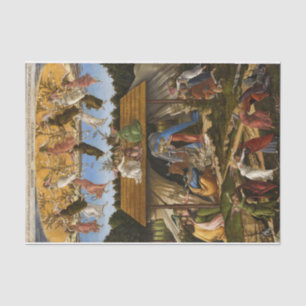 Mystic Nativity, 1500 by Sandro Botticelli Tissue Paper