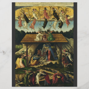 Mystic Nativity by Sandro Botticelli Flyer