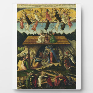 Mystic Nativity by Sandro Botticelli  Plaque