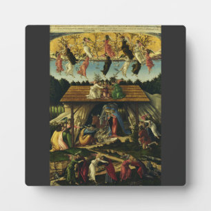 Mystic Nativity by Sandro Botticelli Plaque