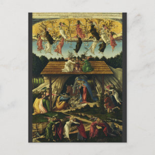 Mystic Nativity by Sandro Botticelli Postcard