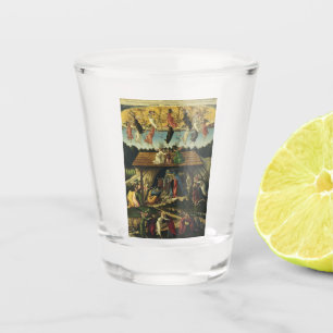 Mystic Nativity by Sandro Botticelli  Shot Glass