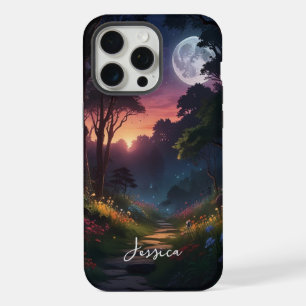 Mystic Nature Personalise Name iPhone 15 Pro Max Case
