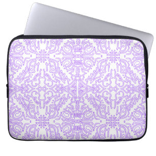 Mystic Nebula Lilac Laptop Sleeve