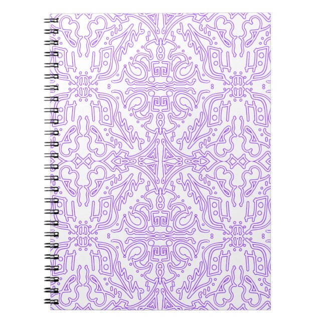 Mystic Nebula Lilac Notebook (Front)
