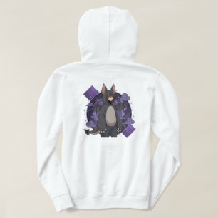 Mystic Night Bat Character Art Hoodie