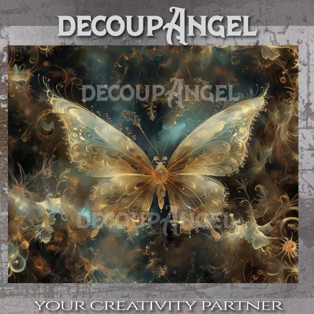 Mystic Nocturne – Enchanted Butterfly Decoupage Tissue Paper (Creator Uploaded)