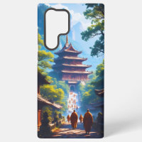 Mystic Pagoda Path at Sunrise