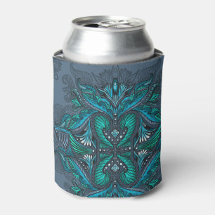 Mystic Peacock Feathers Can Cooler