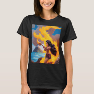 Mystic Pele Hawaiian Volcano Goddess T-Shirt