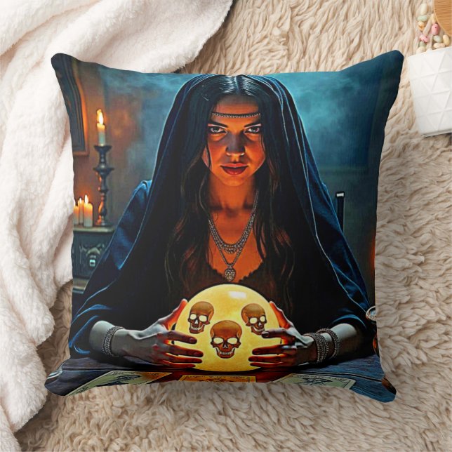 Mystic Psychic Fortune Teller Design Cushion (Blanket)