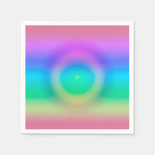 Mystic Rainbow Eye Ombre  Napkin