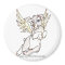 Mystic Reflections Flying Dog Magnet